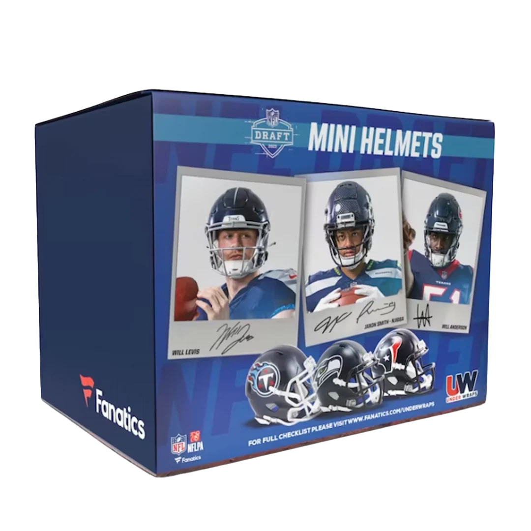 2023 Fanatics Under Wraps NFL Draft Mini Helmet Box