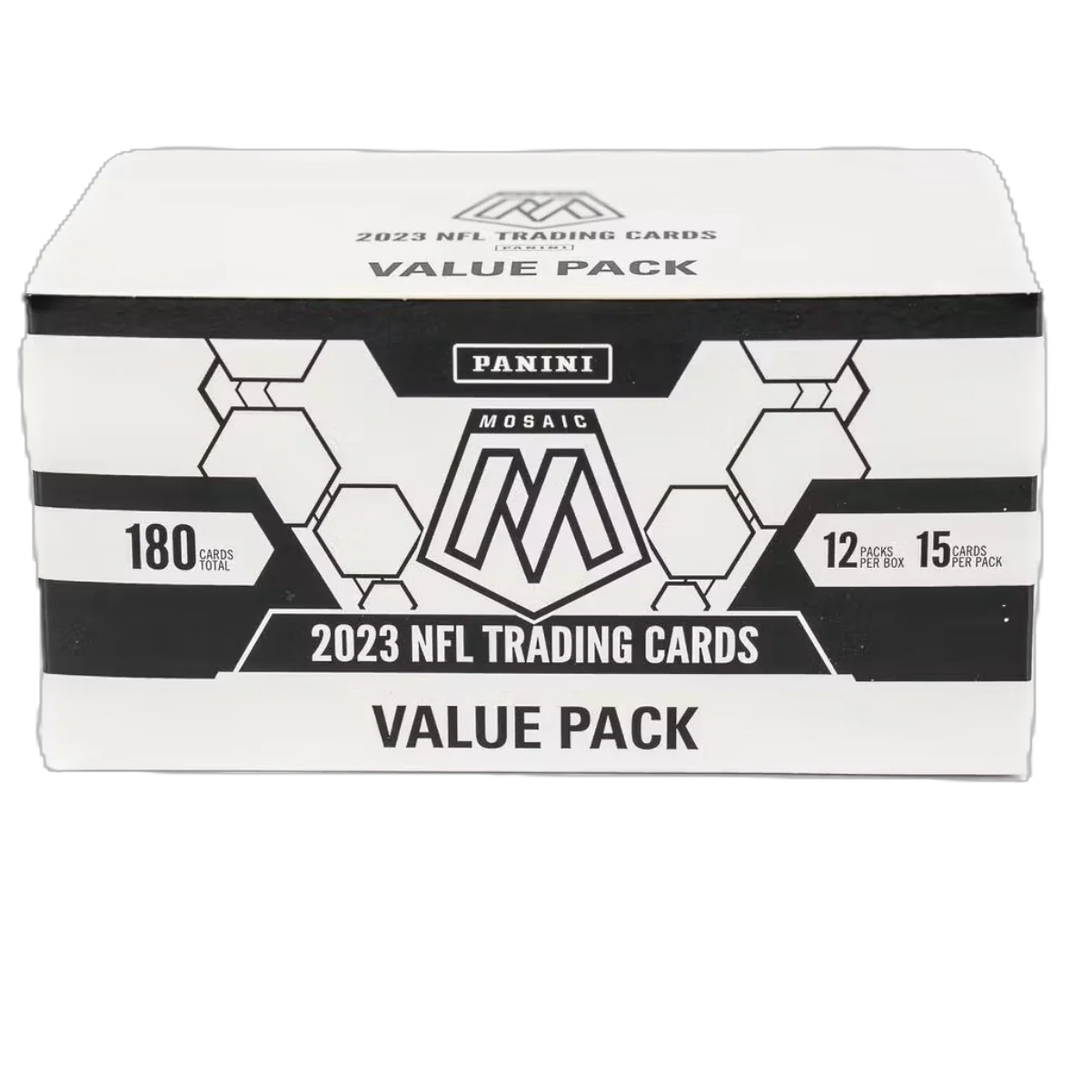2023 Panini Mosaic Football Jumbo Value 12-Pack Box (No Plastic Wrap)