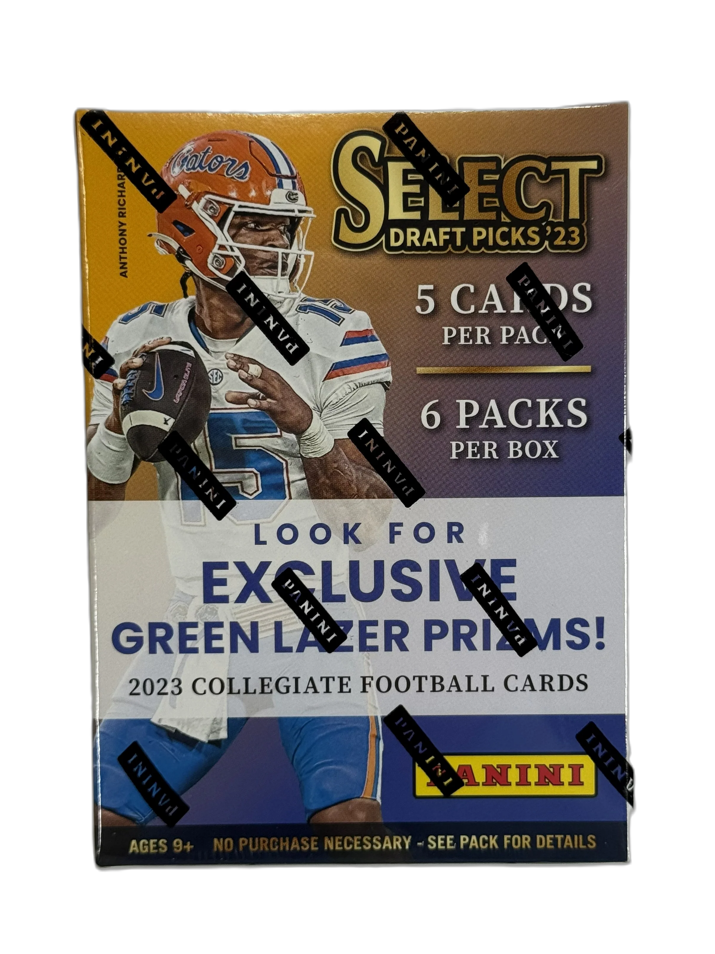 2023 Panini Select Draft Picks Football Blaster Box (Green Lazer)