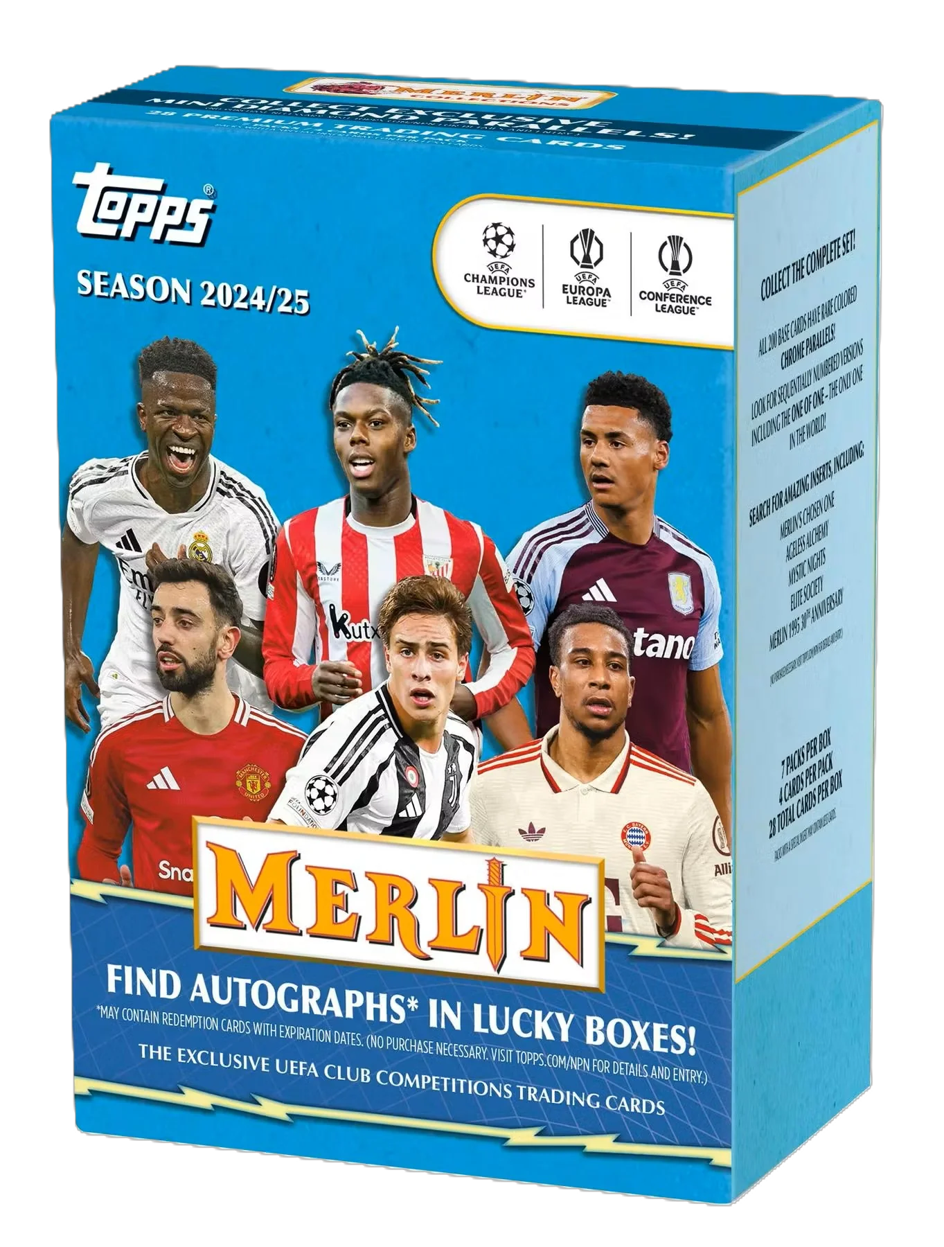 2024-25 Topps Merlin UEFA Club Competitions Blaster Box