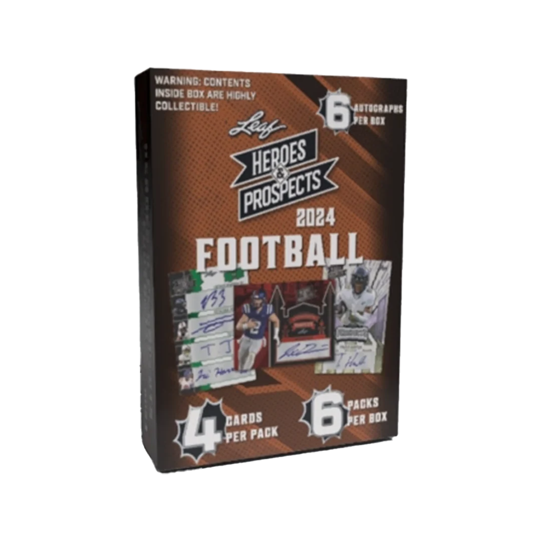 2024 Leaf Heroes & Prospects Football Hobby Box