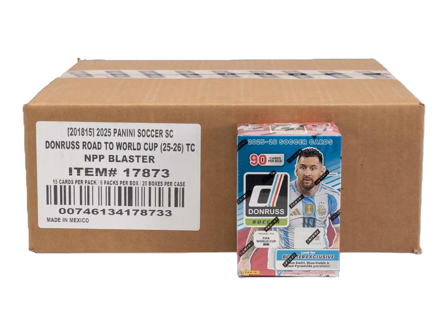 2025/26 Panini Donruss Road to FIFA World Cup Soccer 20-Blaster Case