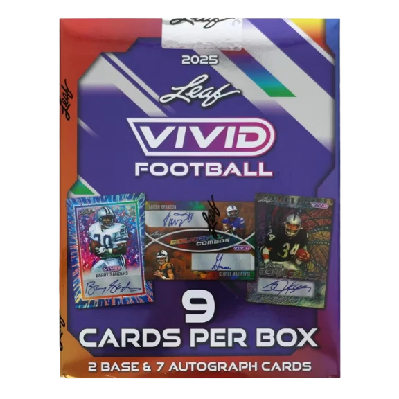 2025 Leaf Vivid Football Hobby Box