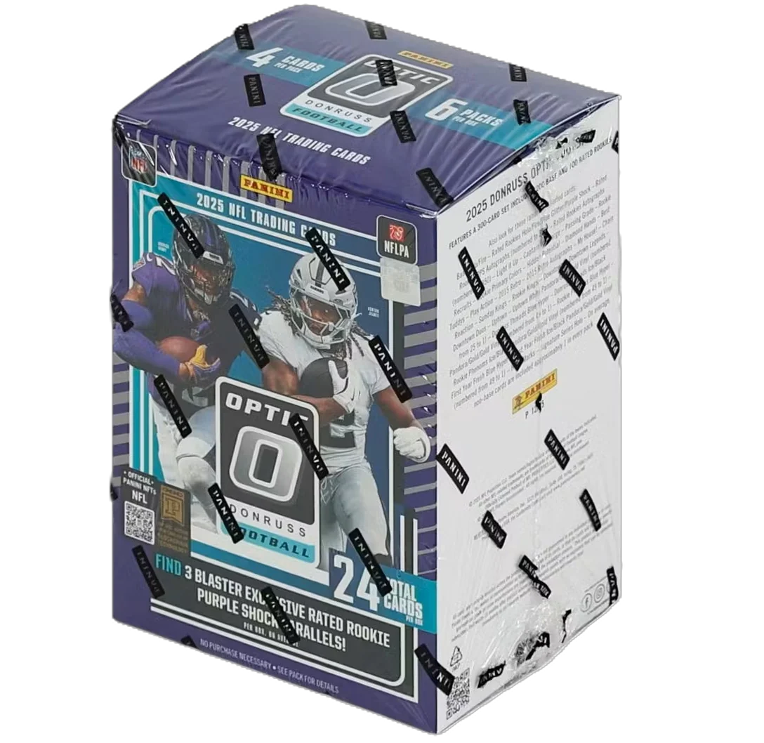 2025 Panini Donruss Optic Football Blaster Box (Purple Shock Parallels)
