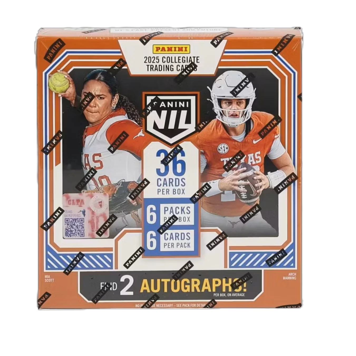 2025 Panini NIL Texas Longhorns Hobby Box