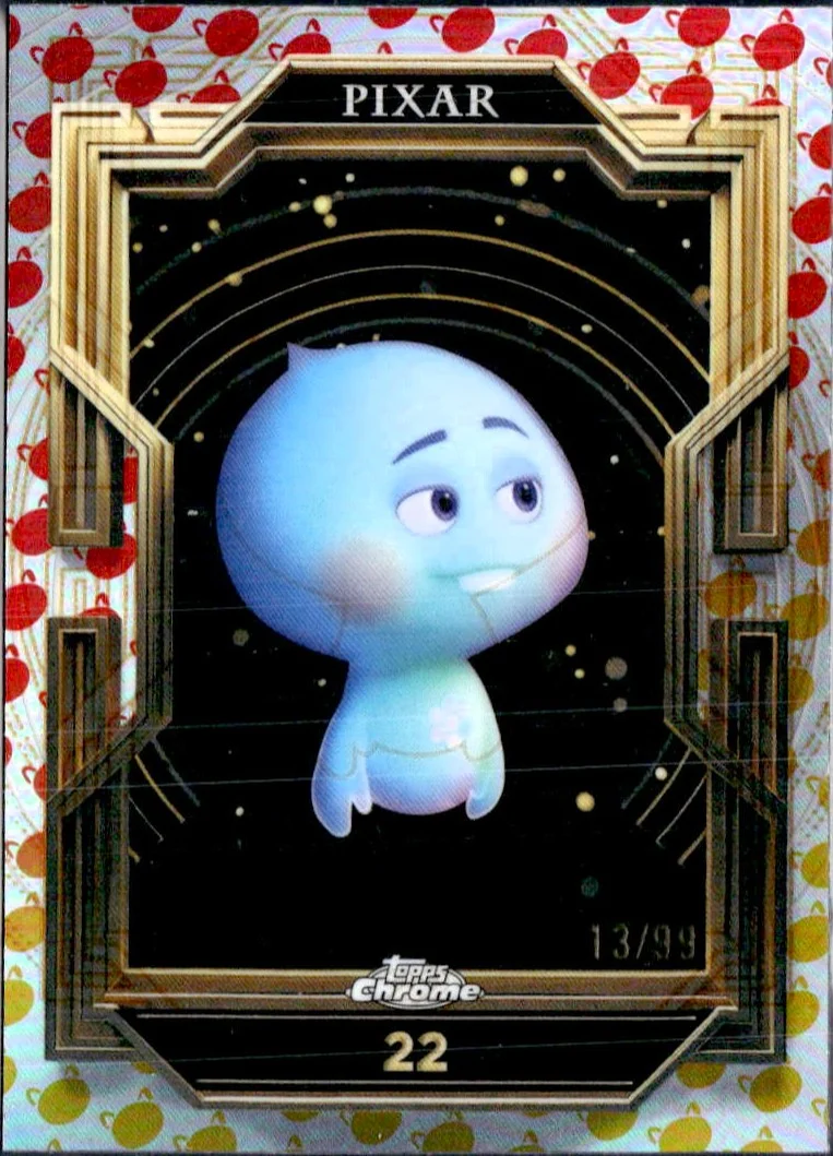 22 2025 Topps Pixar Gold Turning Red Refractor SP 13/99