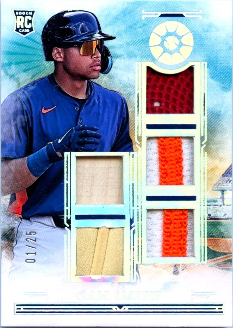Cam Smith RC 2025 Panini Boys Of Summer Silver Rookie Patch SP 1/25