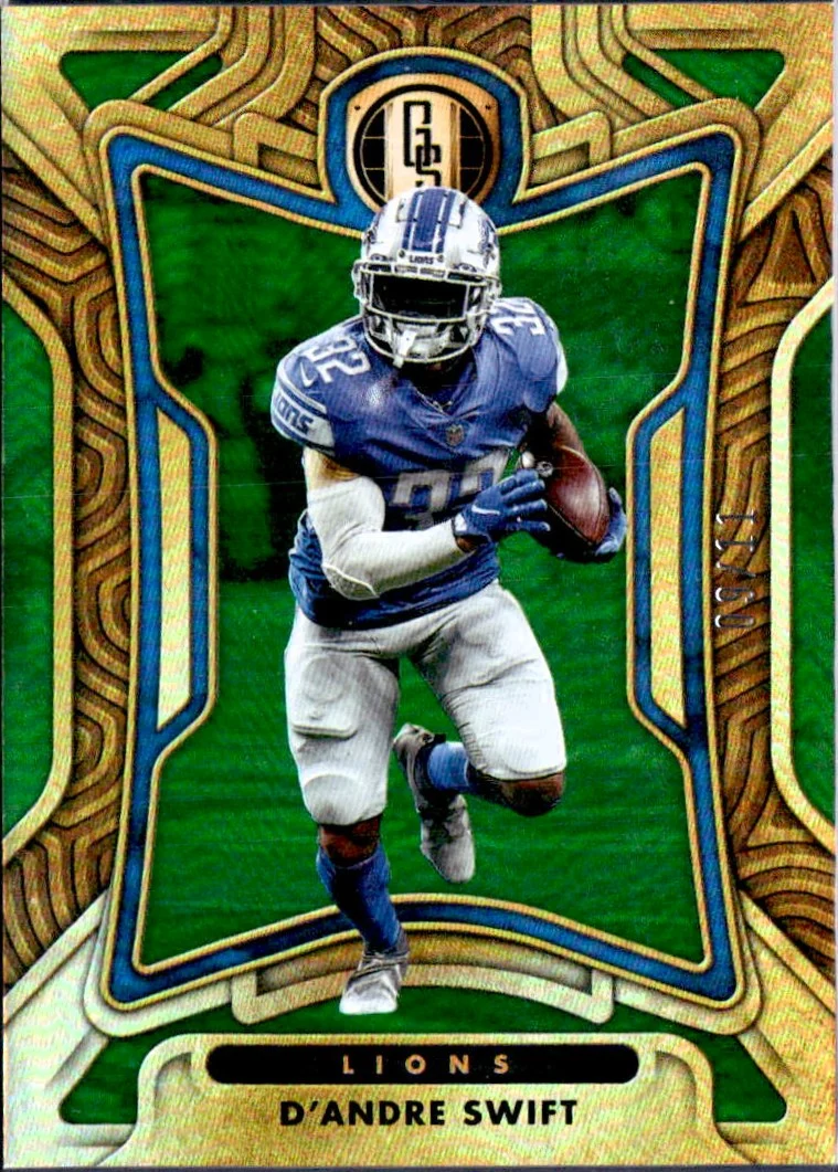 D'andre Swift 2022 Panini Gold Standard Green SP 9/11