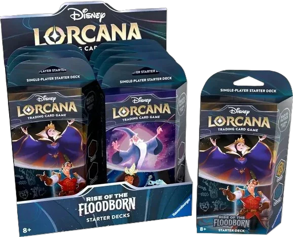 Disney Lorcana: Rise of the Floodborn Starter 8-Deck Display Box