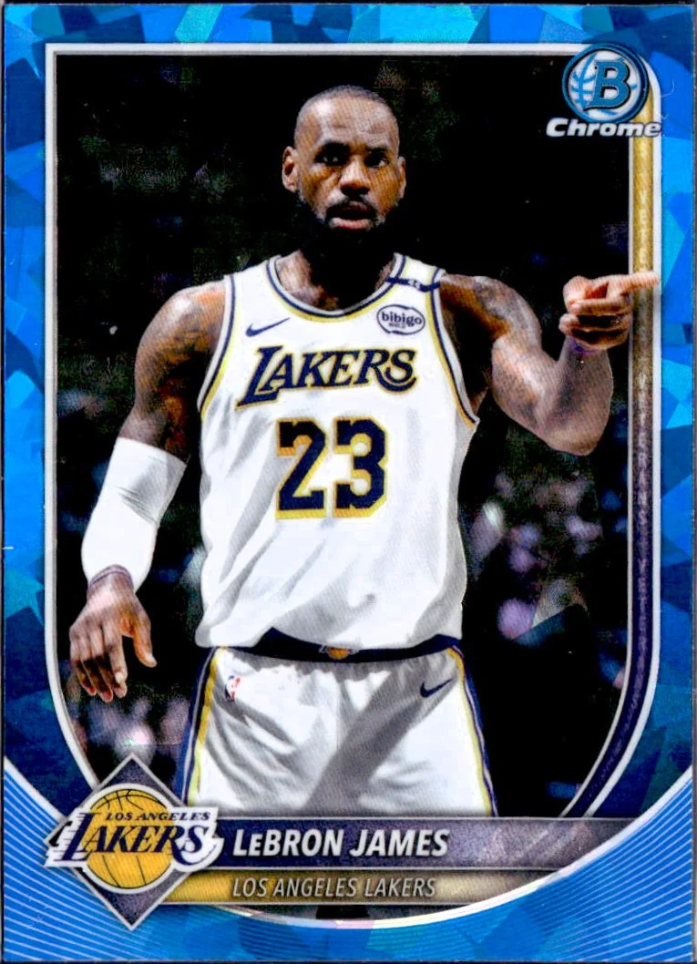 Lebron James 2025-26 Bowman Chrome Sapphire Edition