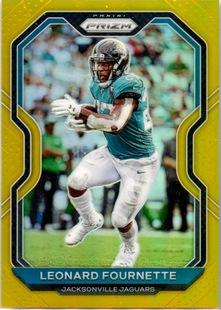 Leonard Fournette 2020 Panini Prizm True Gold SP 5/10