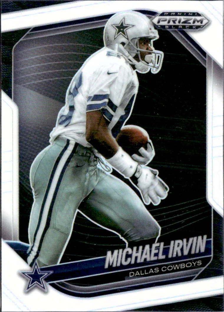 Michael Irvin 2025 Panini Prizm Black White SP 120/175