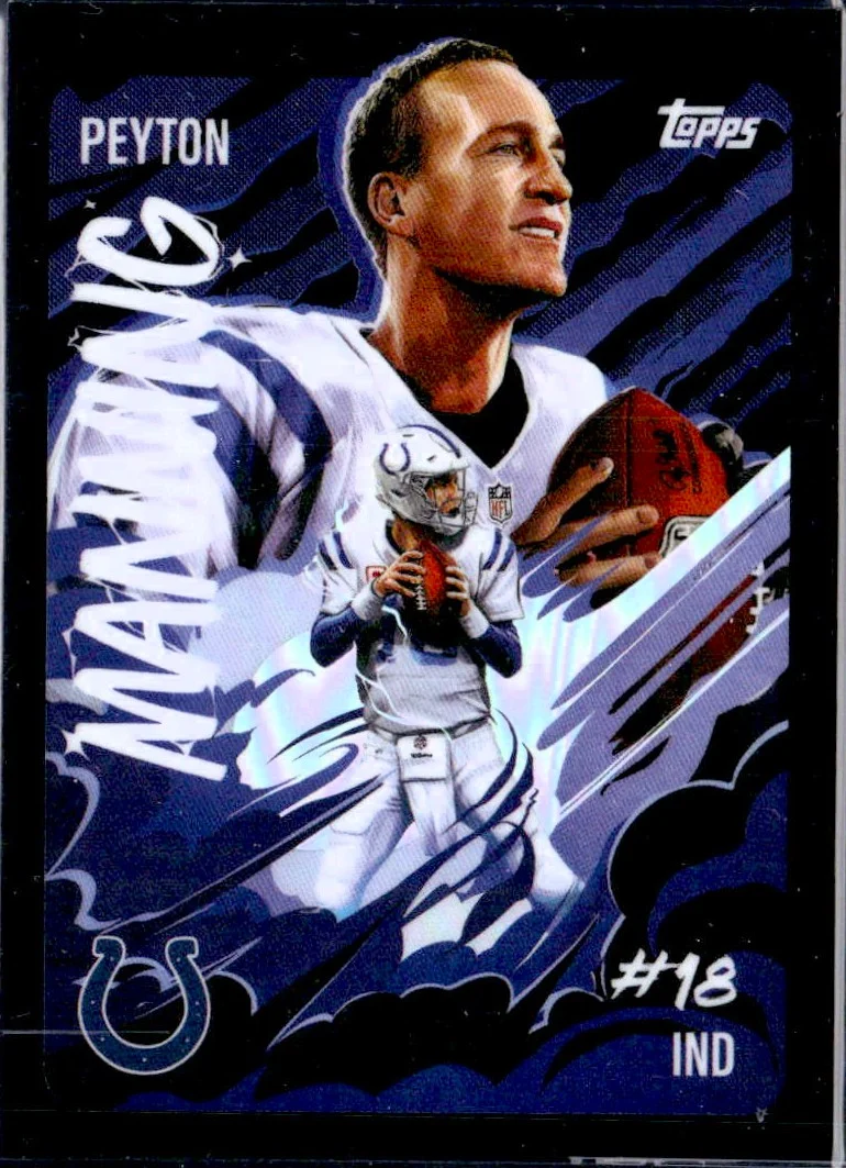Peyton Manning 2025 Topps Chrome Ultra Violet SSP