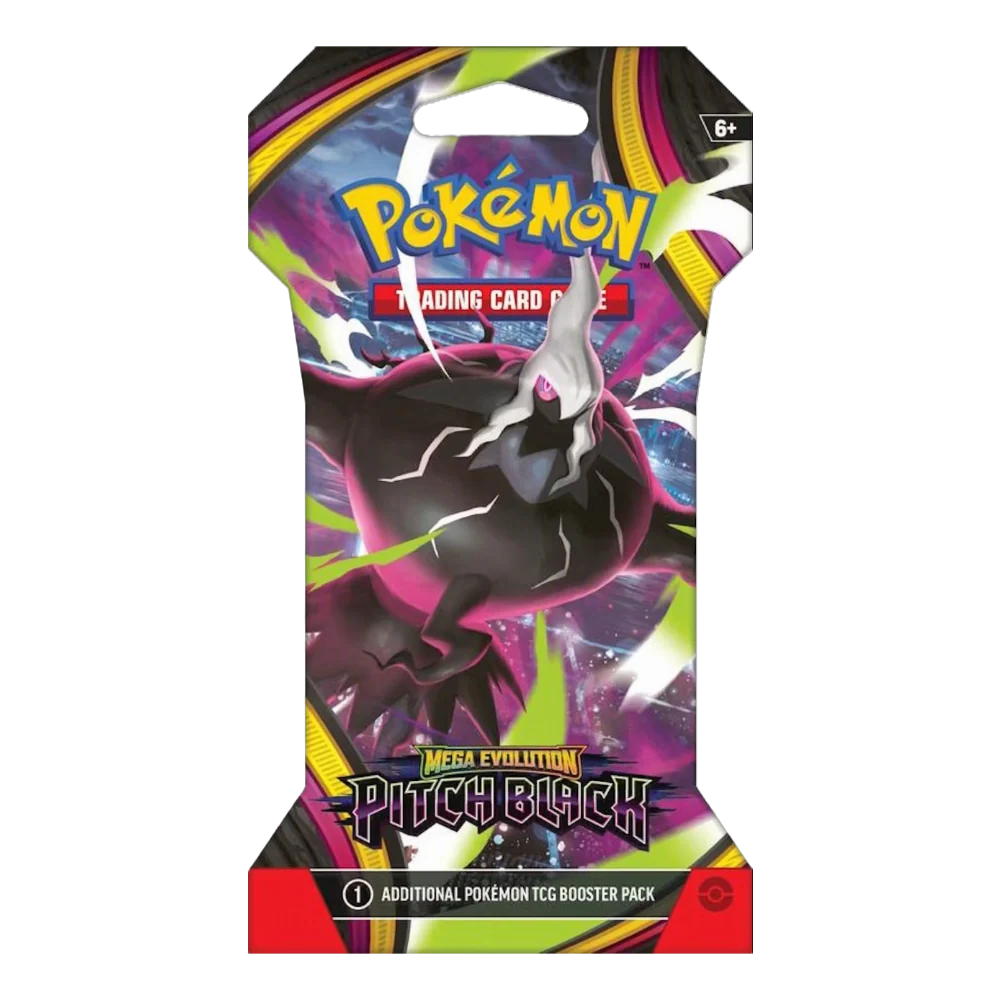 Pokemon Pitch Black Sleeved Booster Pack ME05