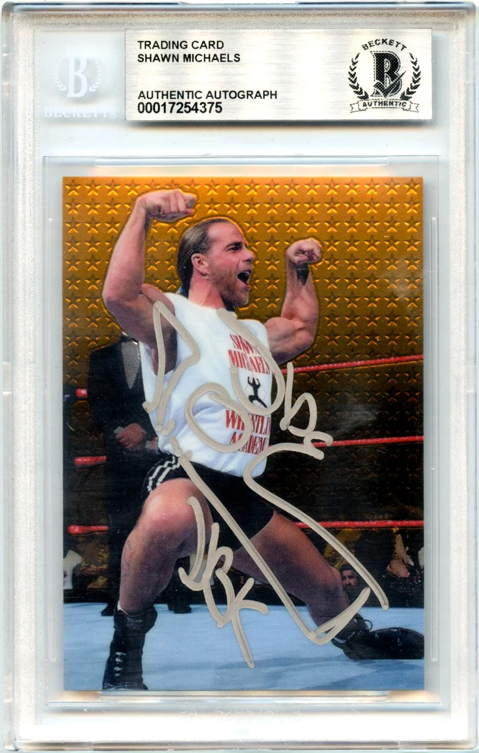 Shawn Michaels 1999 WWF Smackdown Chromium Edition In Person Auto Beckett Authentic