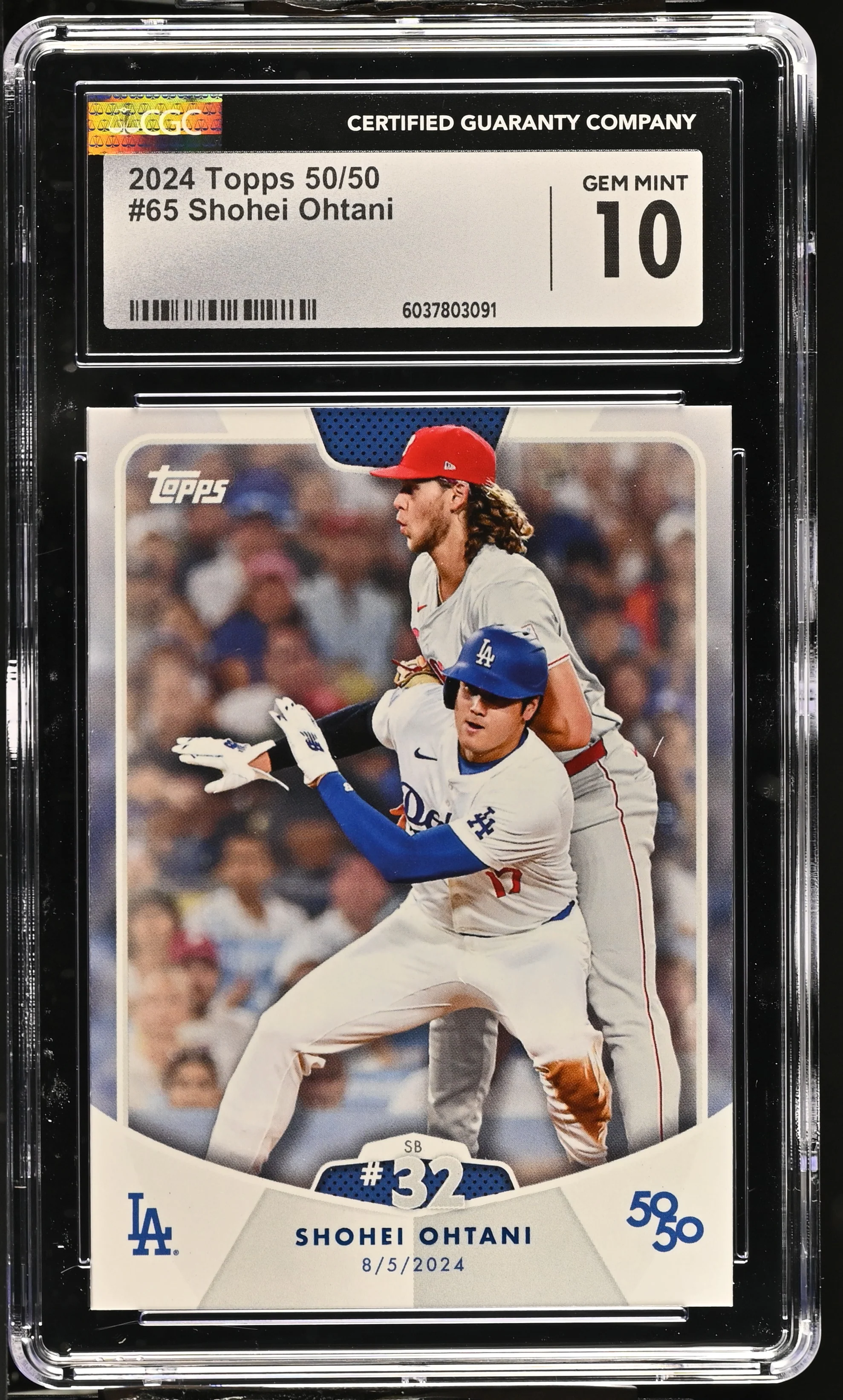 Shohei Ohtani 2024 Topps 50/50 #65 CGC 10